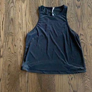 lulu lemon jersey netting tank top